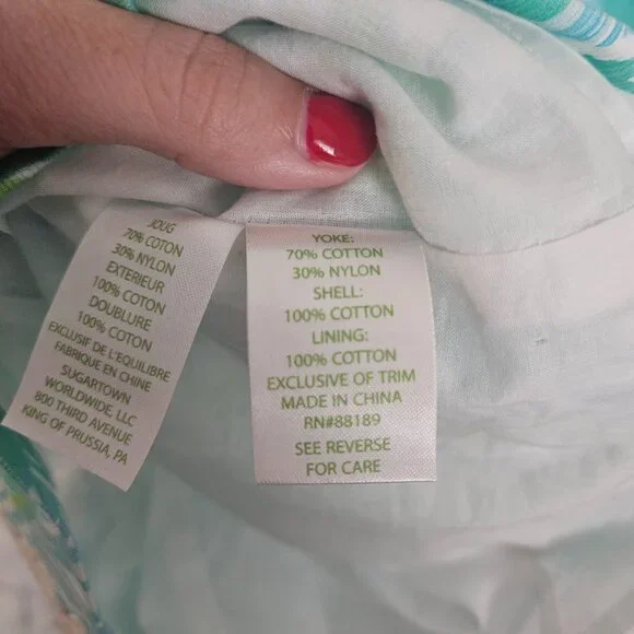 NWT Lilly Pulitzer Sofia Shift Dress Size 10 Lagoon Green Wave Rider Lace - Picture 6 of 9